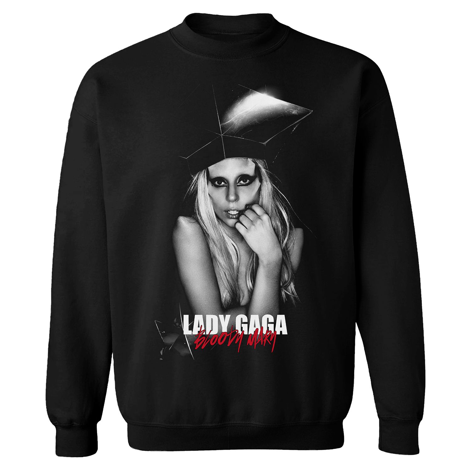 

Мужской черный свитшот Lady Gaga Bloody Mary Licensed Character