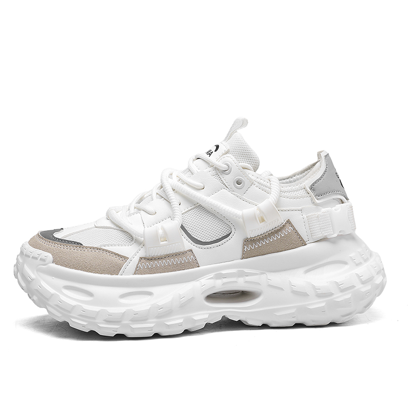 

GAISIMA Мужские белые низкие массивные кроссовки, цвет White