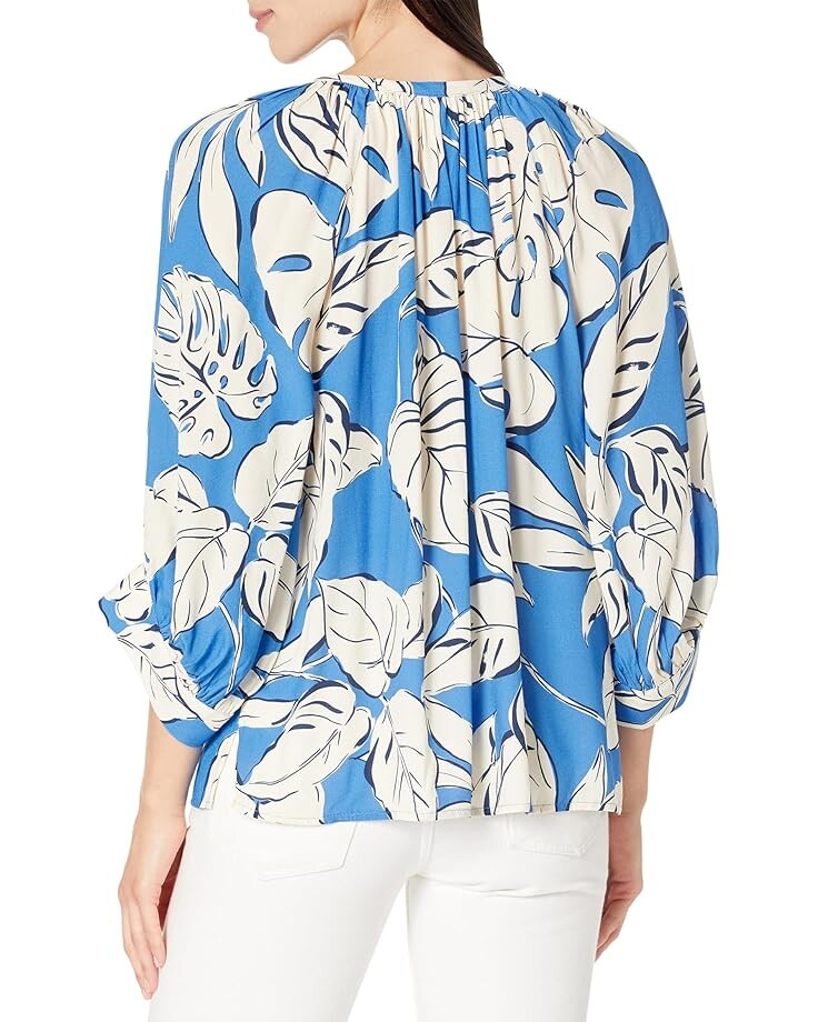 

Топ Karen Kane Blouson Sleeve Top, синий