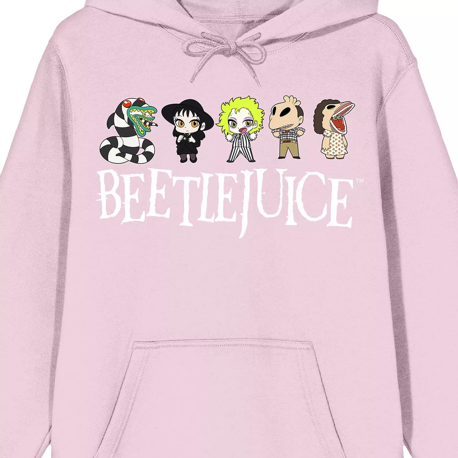 

Мужская толстовка с капюшоном Beetlejuice Chibi Line Up Licensed Character