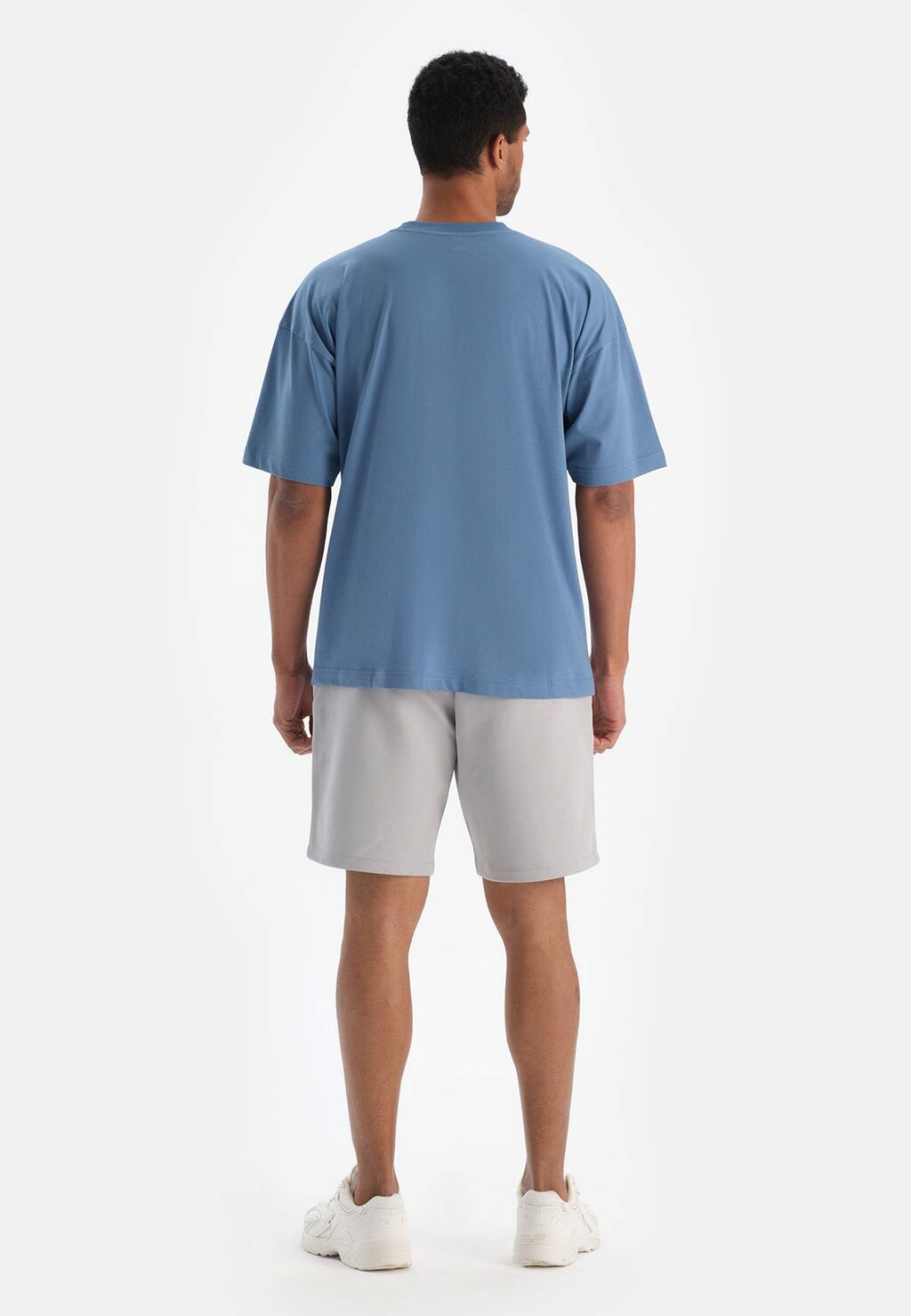 

Принт на футболке SHORT SLEEVE CREW NECK WAVE OVERSIZE DAGI, синий