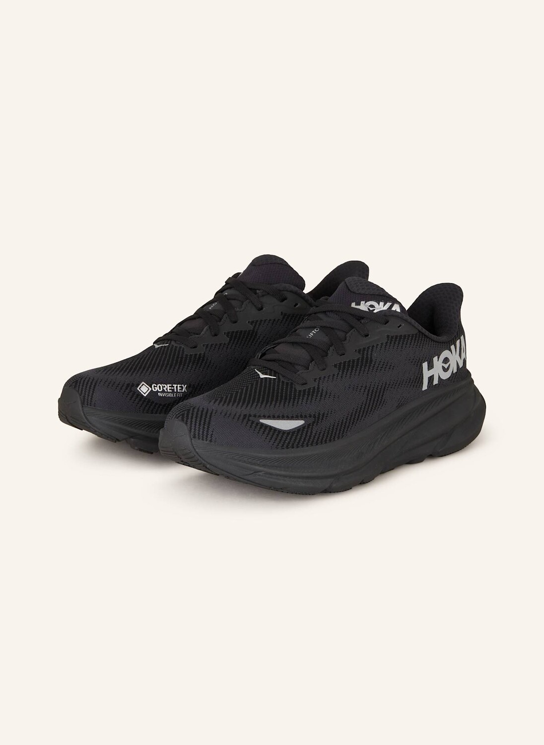 

Кроссовки clifton 9 gtx HOKA, черный