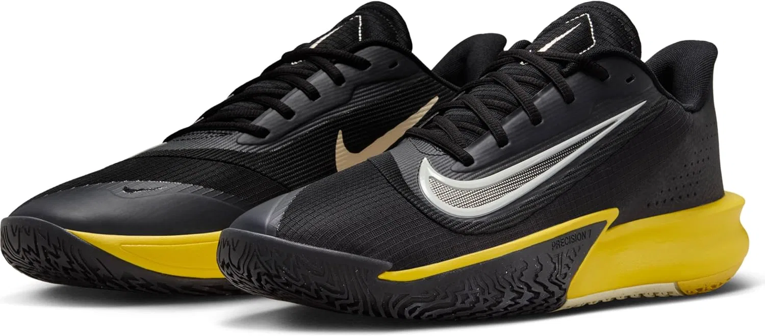Баскетбольные кроссовки Nike Precision 7 HJ9153, Black Coconut Milk Lightening — фото 2