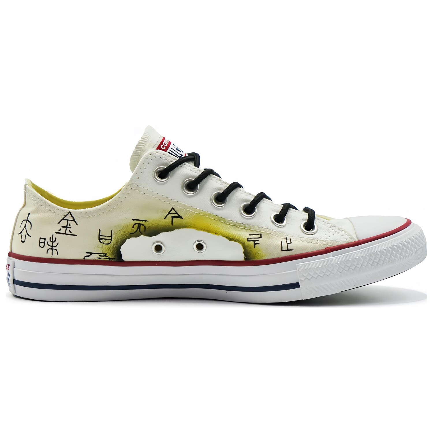 Кроссовки Chuck Taylor All Star Canvas унисекс с низким верхом желтого/бежевого цвета Converse