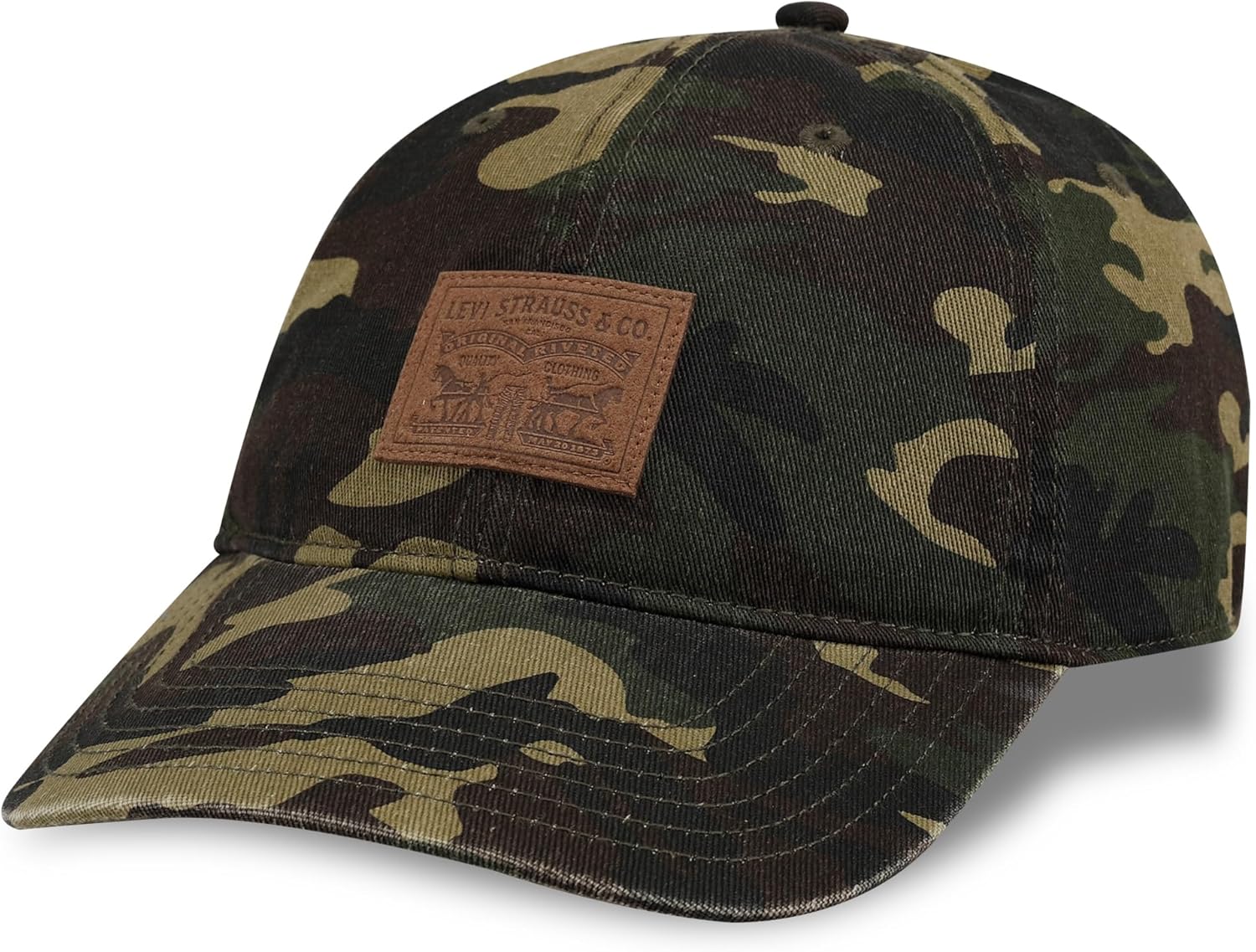 

Мужская классическая бейсболка Levi's с логотипом, Camo Denim