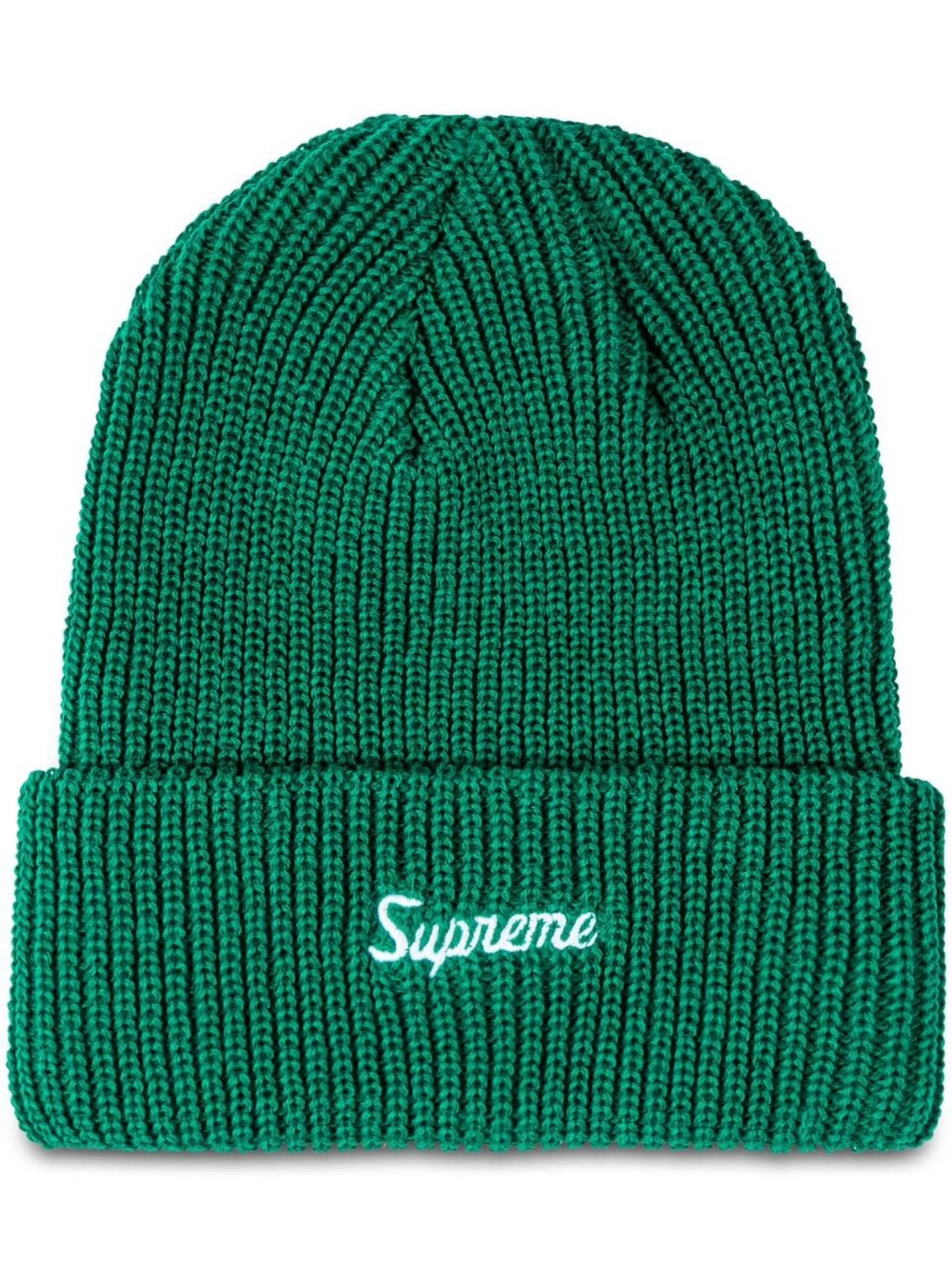 

Шапка бини крупной вязки Supreme, зеленый