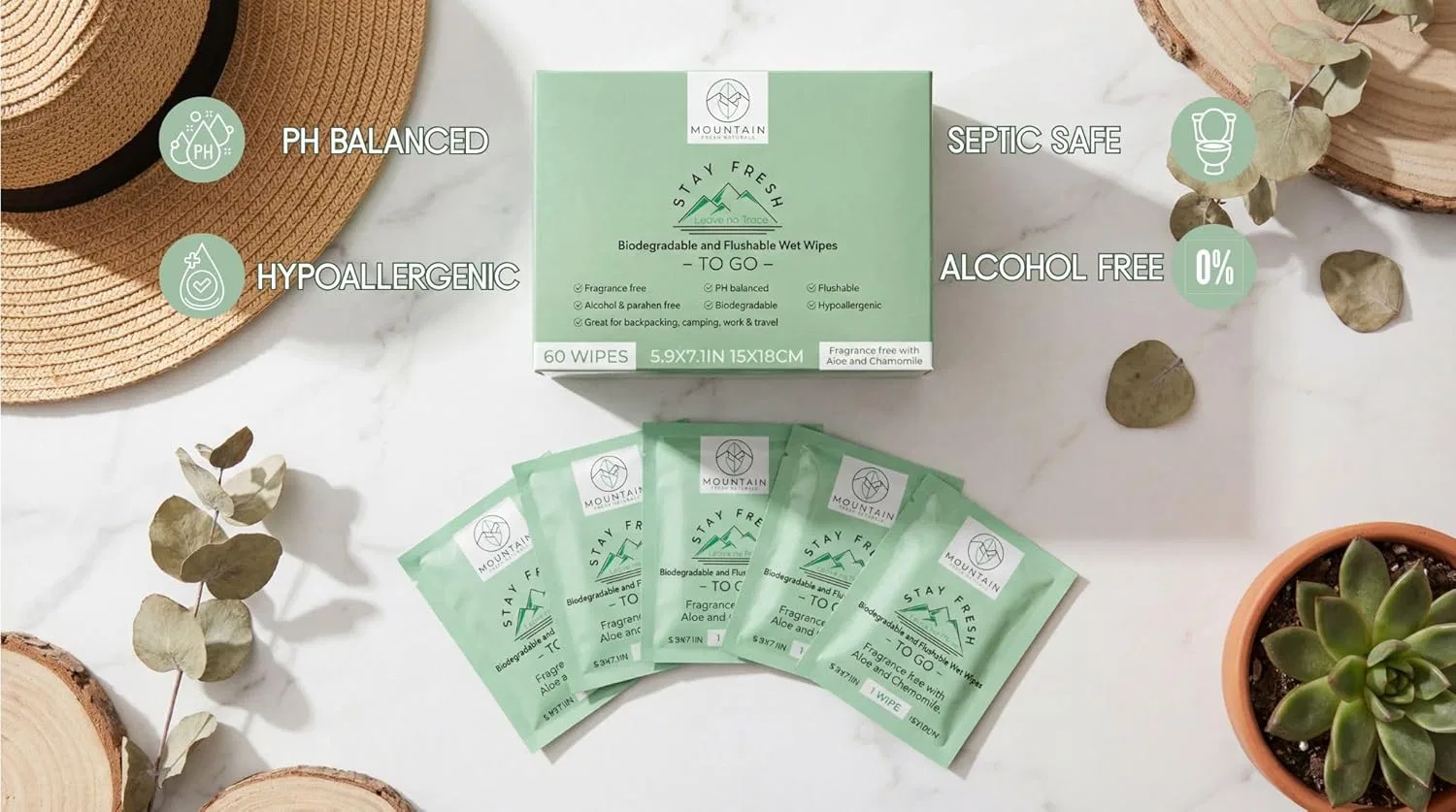 Средство для снятия макияжа Mountain Fresh Naturals — Влажные салфетки для снятия макияжа STAY — фото 4