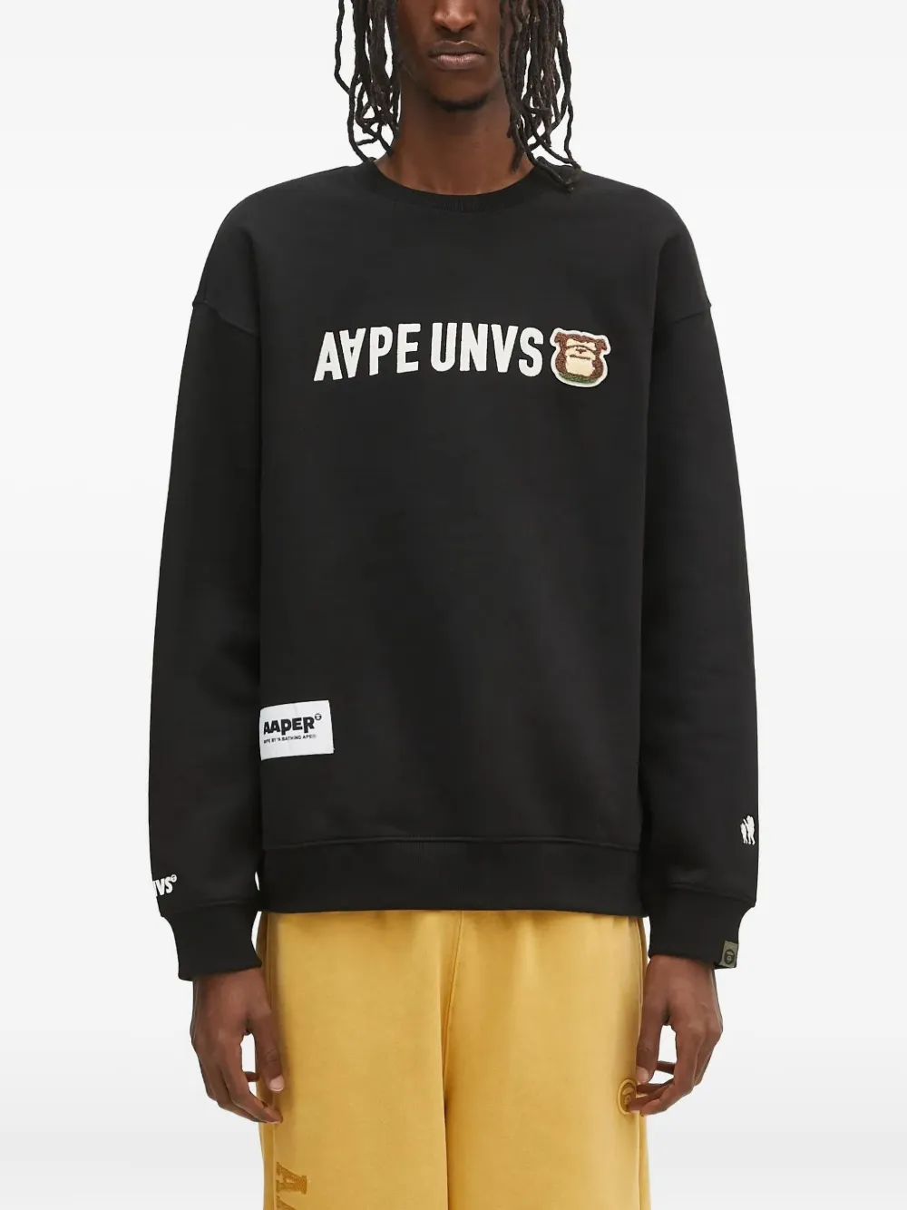 

Толстовка Aape Aaper AAPE BY *A BATHING APE, черный