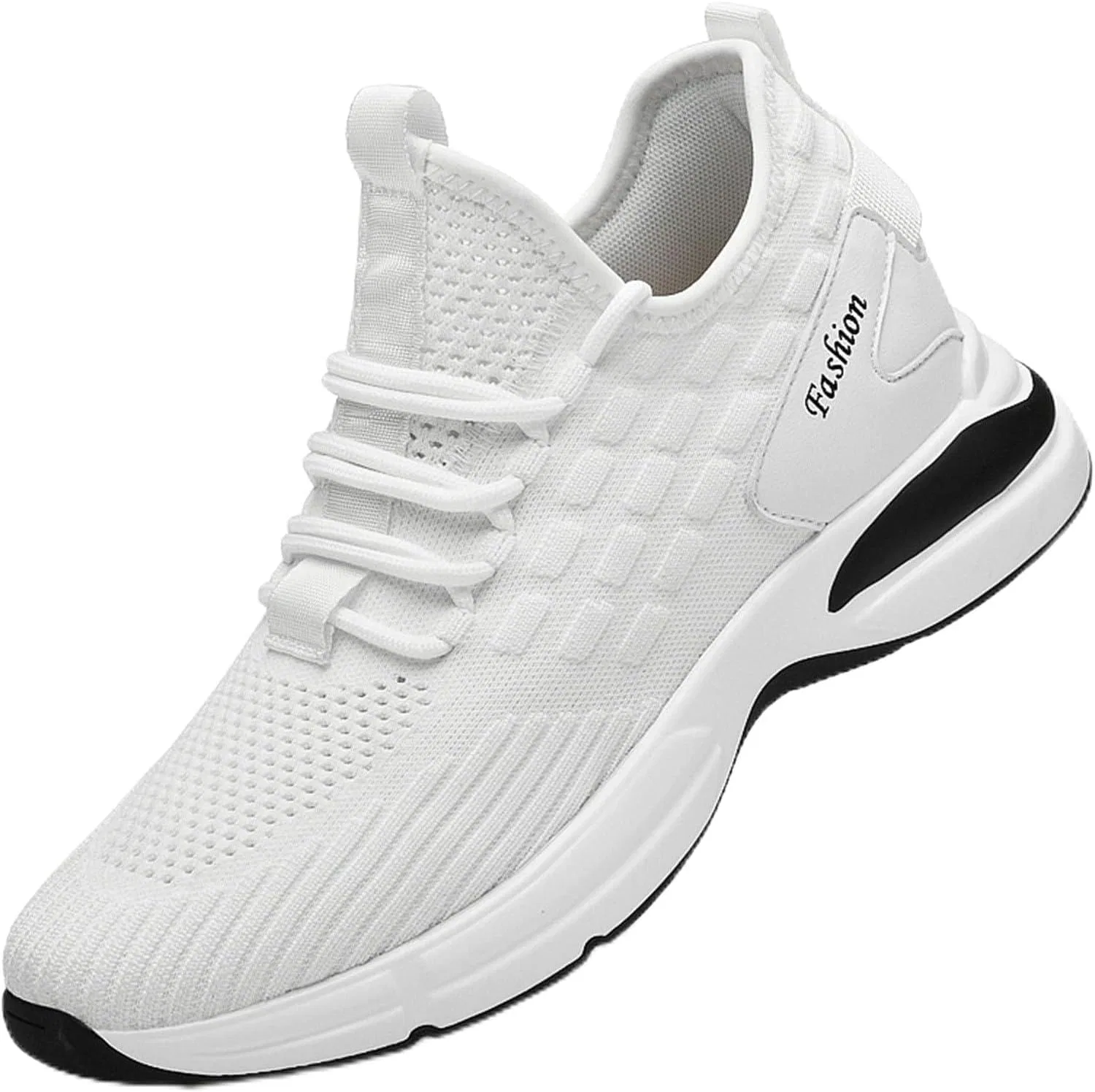 Мужские кроссовки Generisch Trainers Higher Trainers, модные, простые, дышащие, сетчатые, для бега, повседневной носки, спорта и походов, Weiß