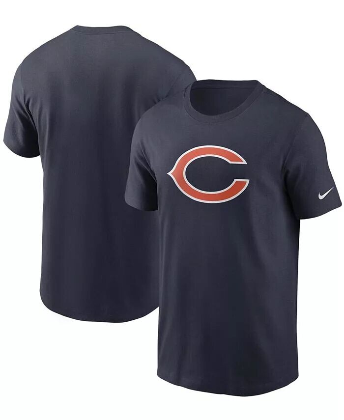 

Мужская темно-синяя футболка с логотипом Chicago Bears Primary Nike