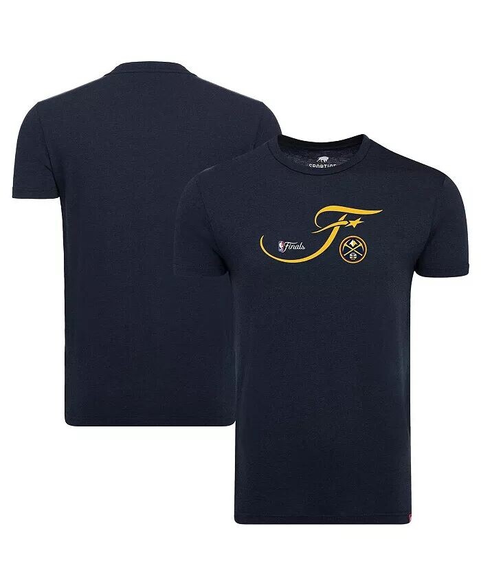 

Мужская и женская темно-синяя футболка Denver Nuggets 2023 NBA Finals Legendary Comfy Tri-Blend Sportiqe