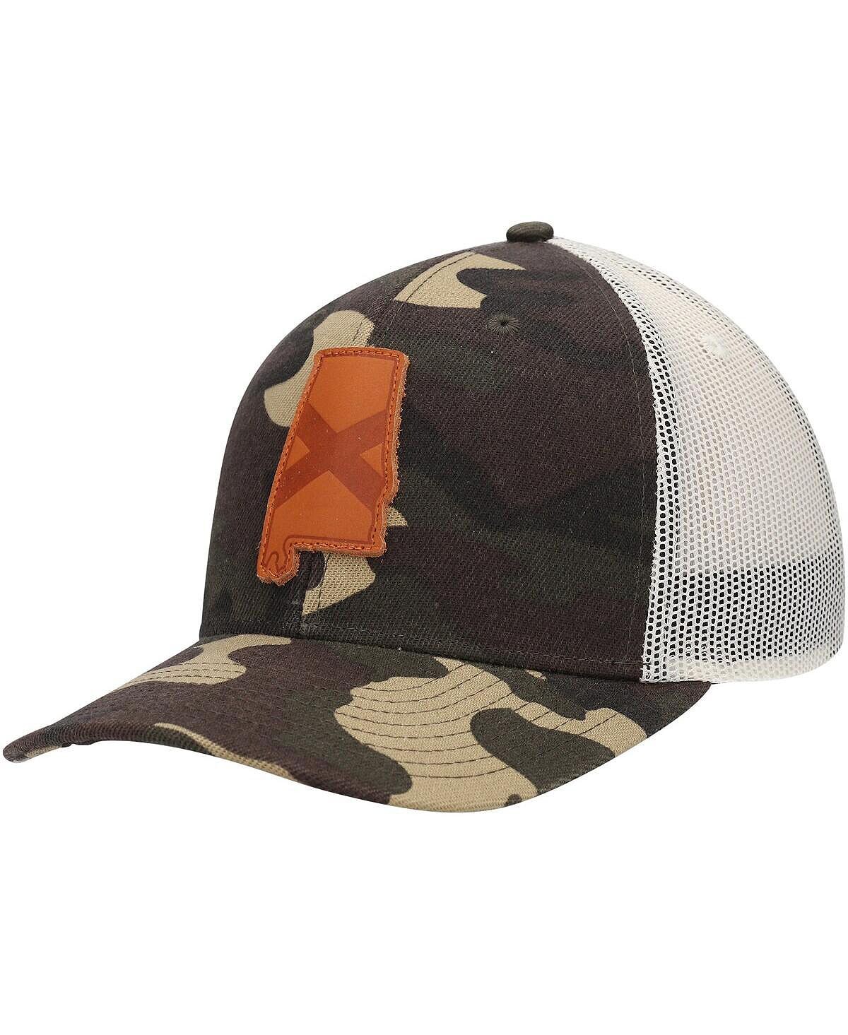 

Мужская камуфляжная кепка Alabama Icon Woodland State с нашивкой Trucker Snapback Local Crowns