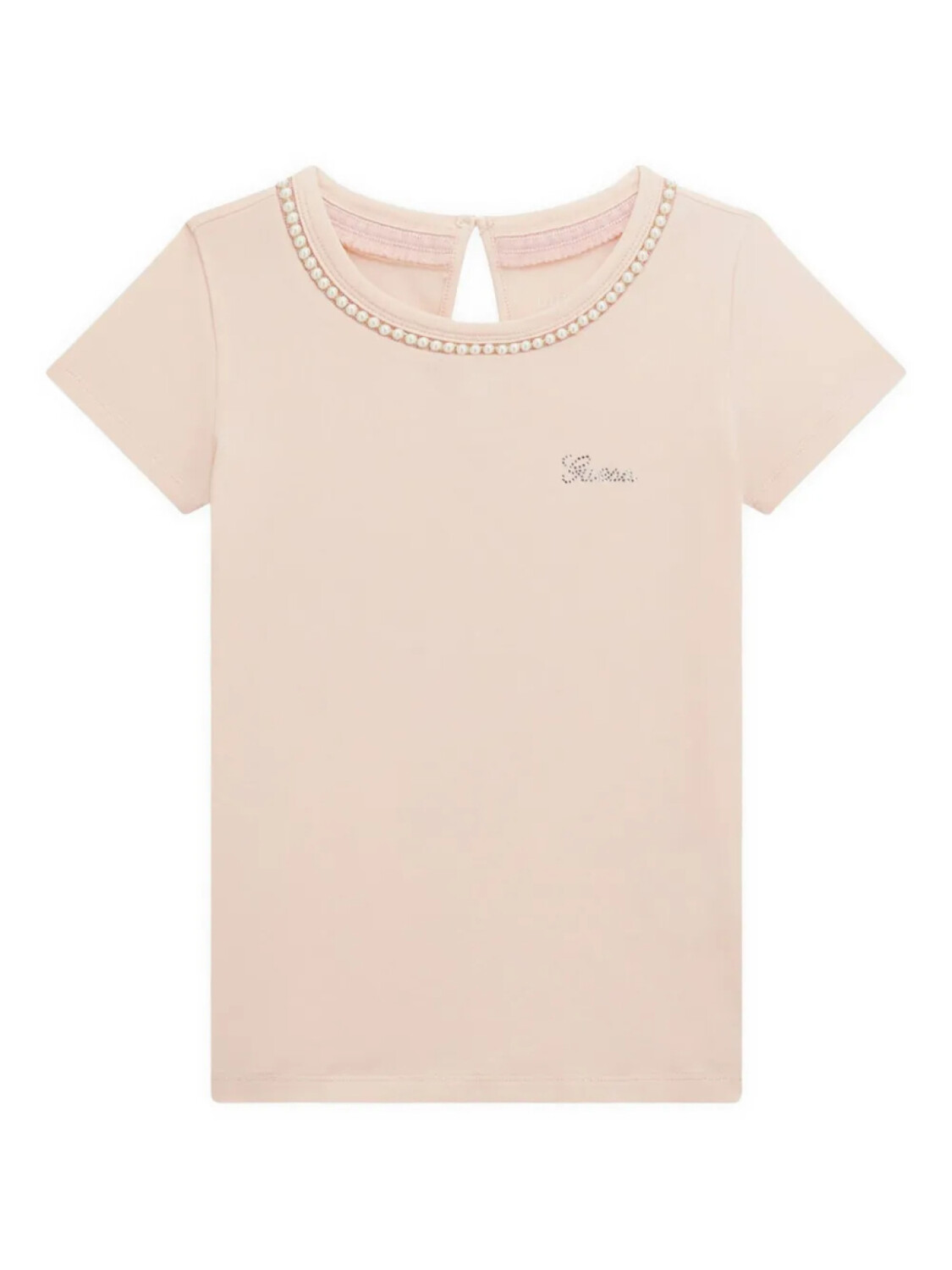 

Футболка с логотипом для детей Guess Kids, розовый