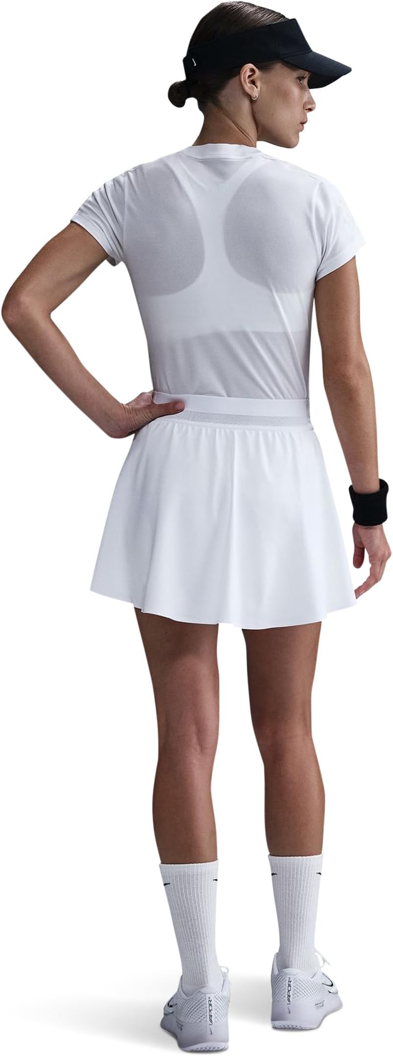 Юбка Nike Court Advantage Dri-fit Short Tennis Skirt, цвет White/White — фото 2
