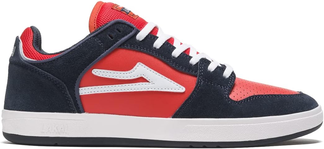 

Мужские скейтерские кроссовки Lakai Telford Low - классические низкие кеды, темно-синий