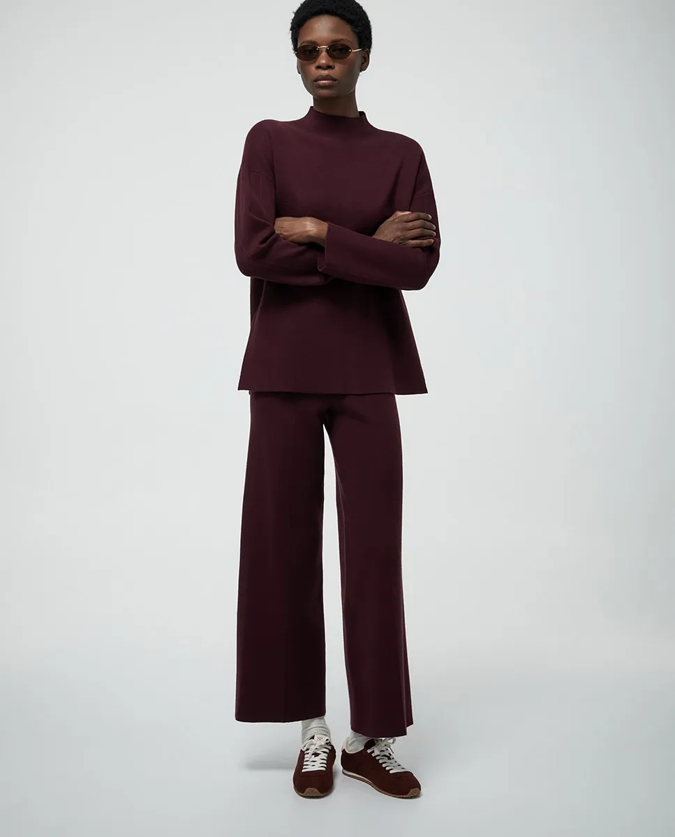 

Широкие длинные брюки Sfera, бордовый