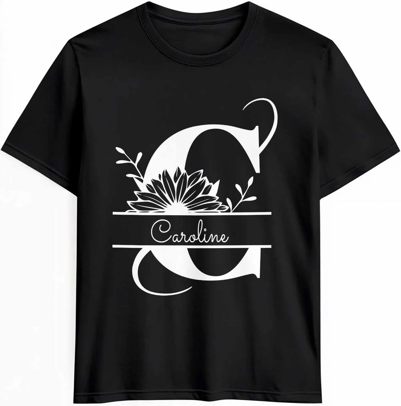 

Футболка с именем или текстом, Cotton Round Neck, Unisex Vaxbryntel