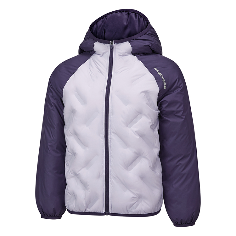 

Skechers Пуховик осенне-зимний dark leaf purple unisex