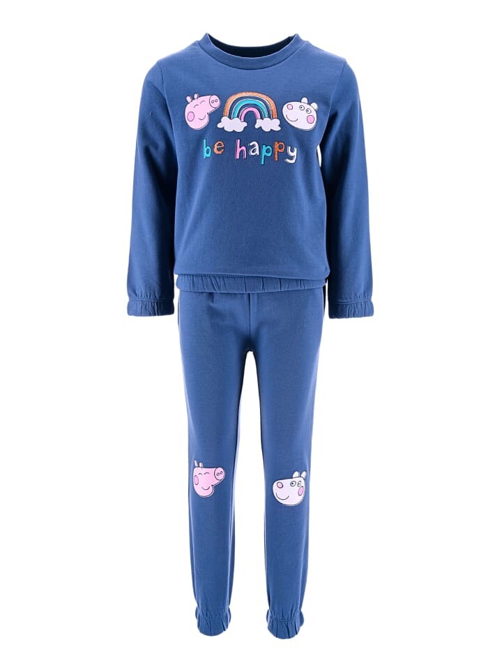 

Толстовка Peppa Pig 2tlg. Outfit Sweatshirt & Hose Peppa Pig, синий