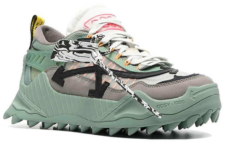 Кроссовки мужские Off-White Odsy Lifestyle, зеленый / черный — фото 3