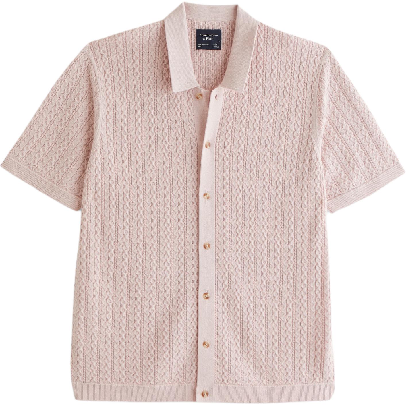 

Мужская поло Abercrombie＆Fitch, светло-розовый