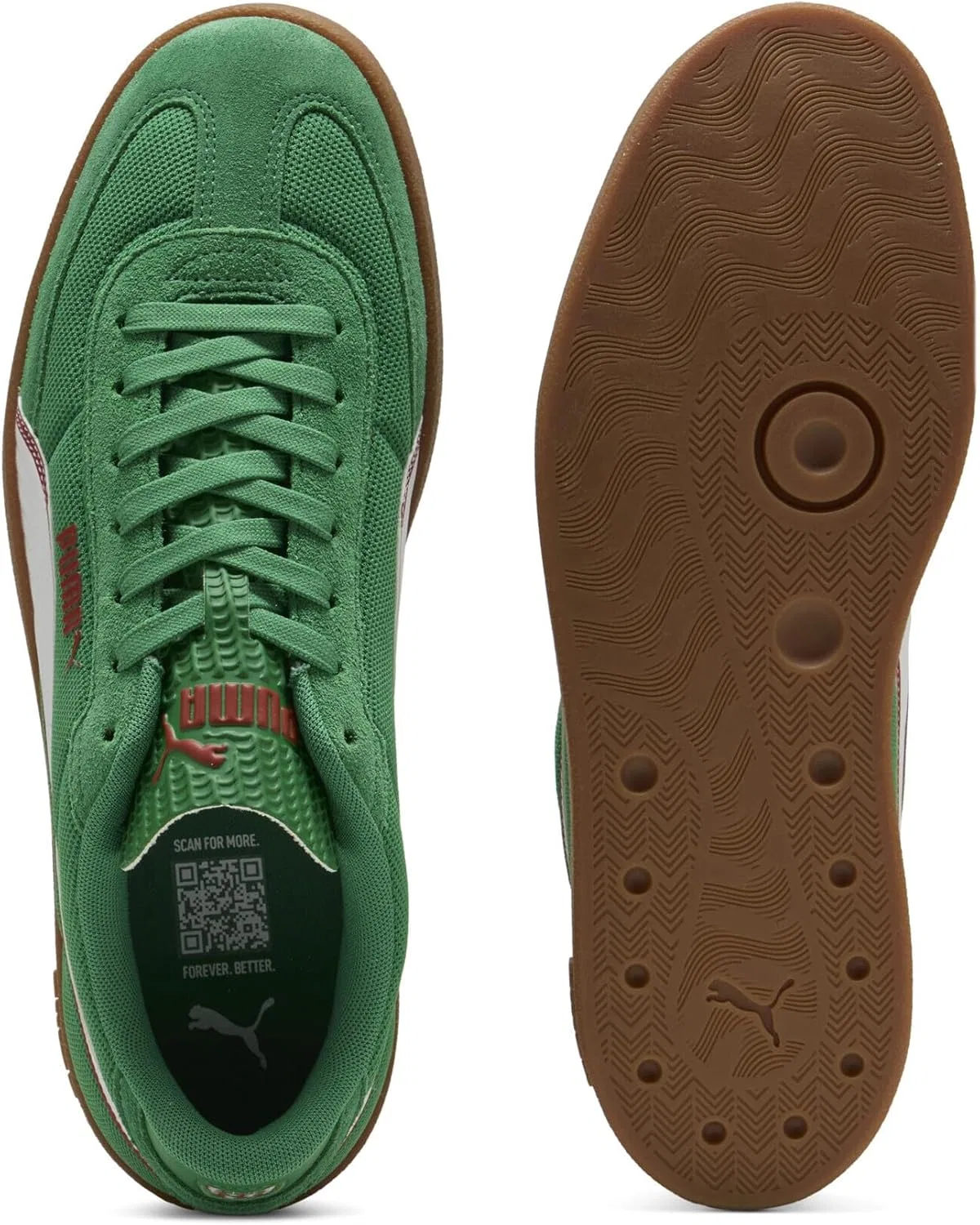 Кроссовки PUMA Adult Club II Era The Stands, Archive Green White — фото 4