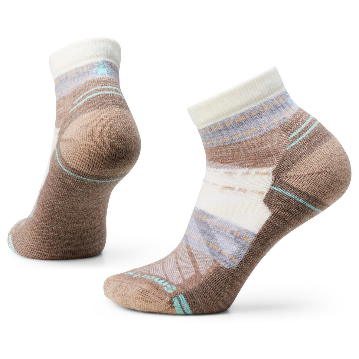 

Походные носки Smartwool Hike Light Cushion Margarita Ankle, цвет Natural