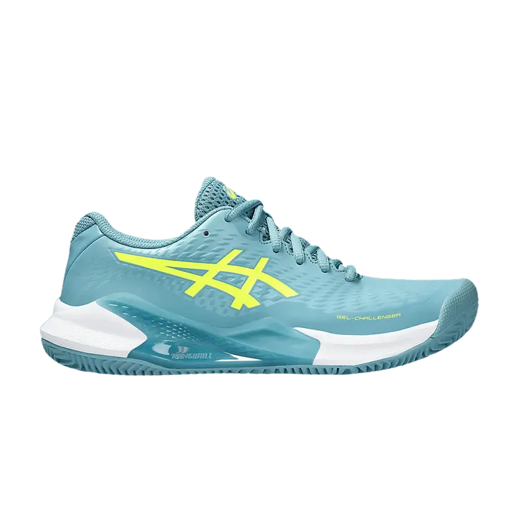 

Кроссовки ASICS Wmns Gel Challenger 14 Clay Gris Blue Safety Yellow, синий