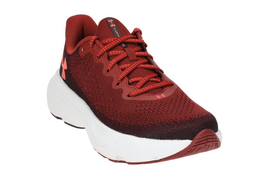 Спортивные кроссовки Under Armour Infinite красные черные мужские 3027523 — фото 3