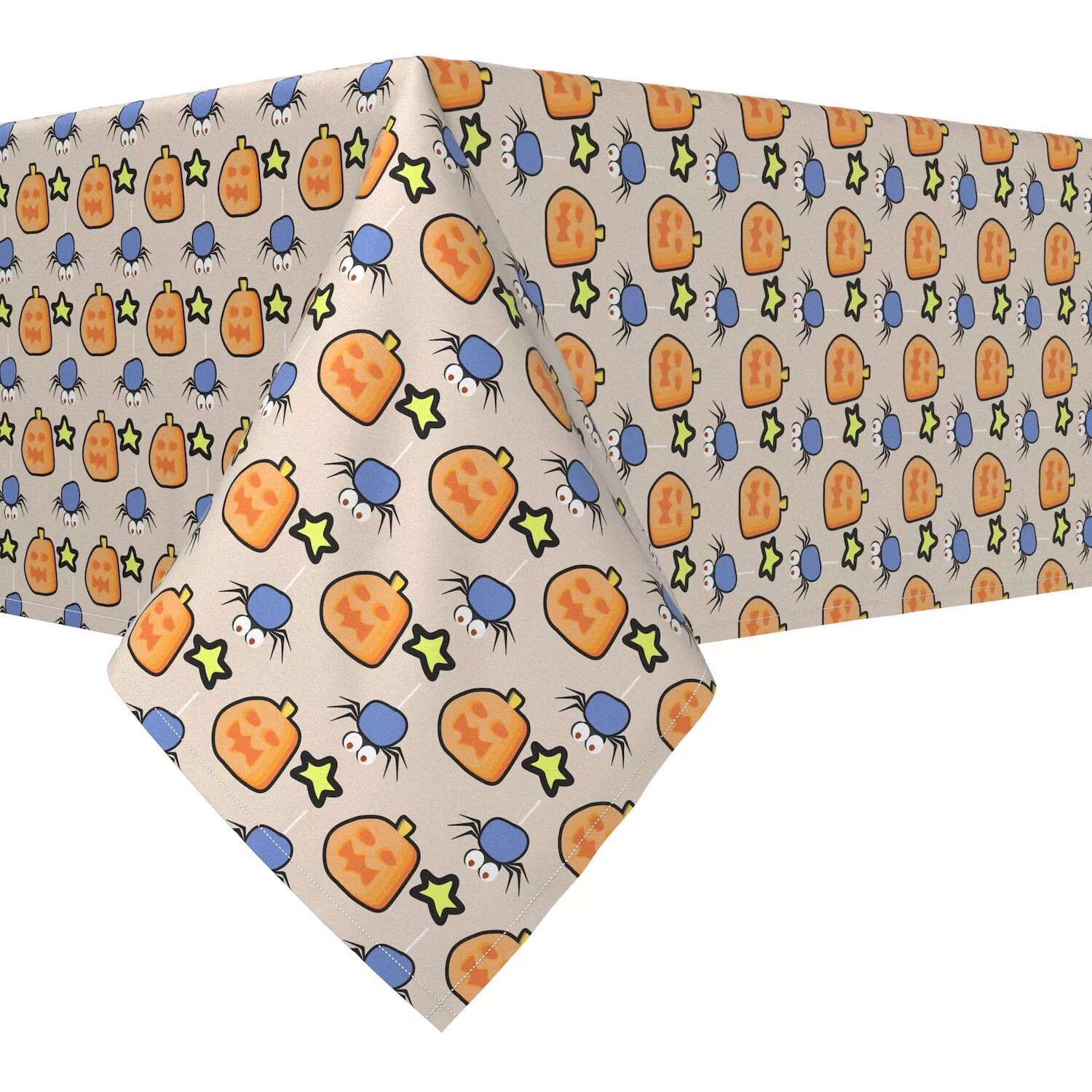 

Прямоугольная скатерть, 100% полиэстер, 60x104 дюйма, Pacman Halloween
