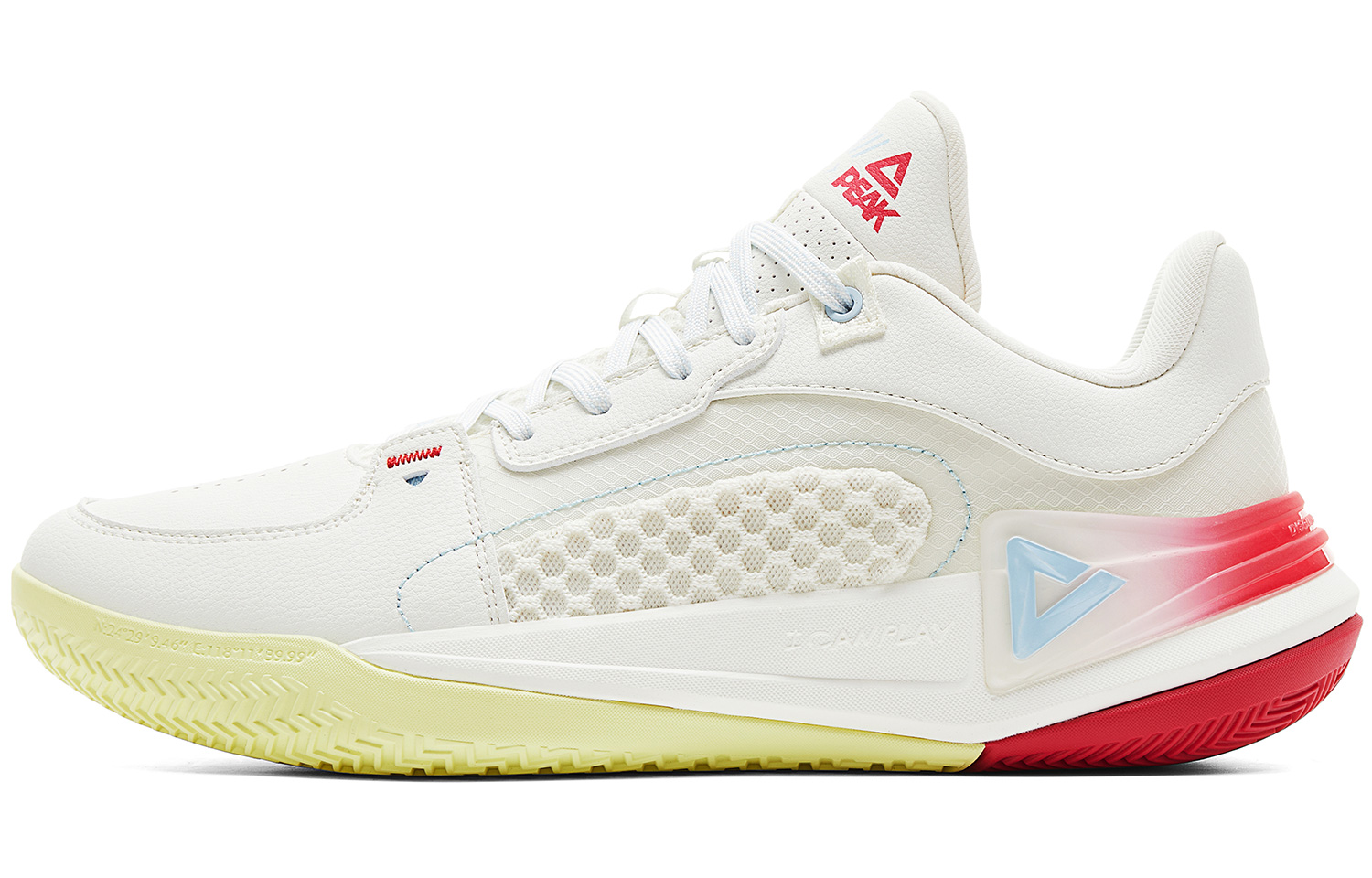 

PEAK Баскетбольные кроссовки Hero 2 Low Top мужские, белые, красные