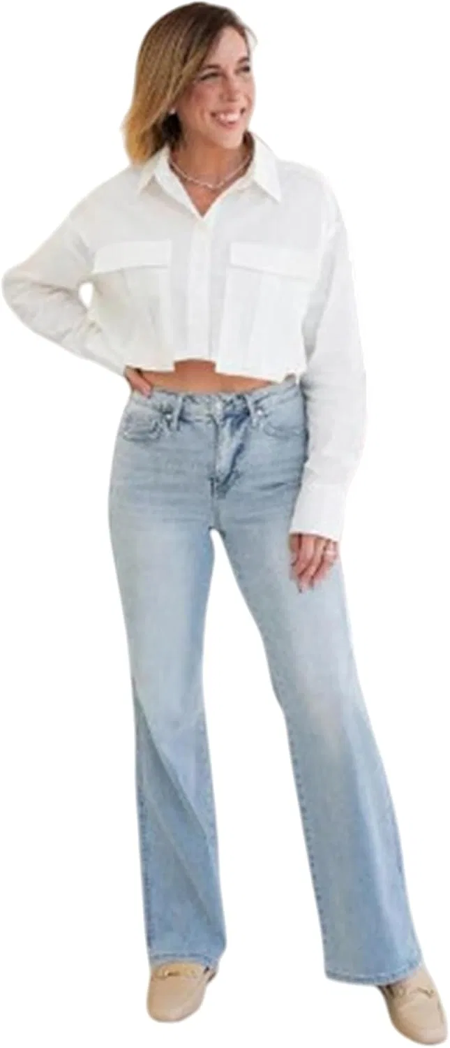 Джинсы прямые, Vintage Wash, Light Blue Regular