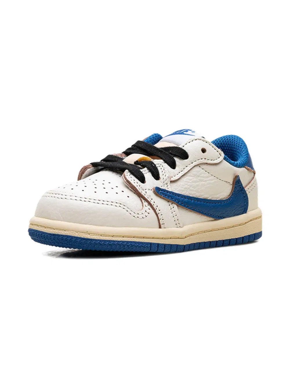 Кроссовки Air Jordan 1 Low x Travis Scott x Fragment Design Jordan Kids, нейтральный — фото 3