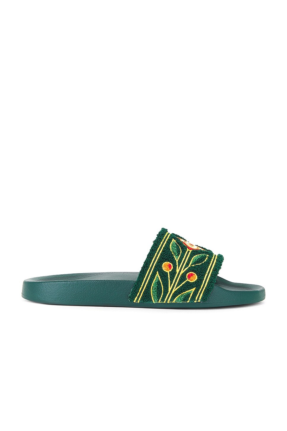 

Шлепанцы мужские Embroidered Terry Slider Casablanca, зеленый