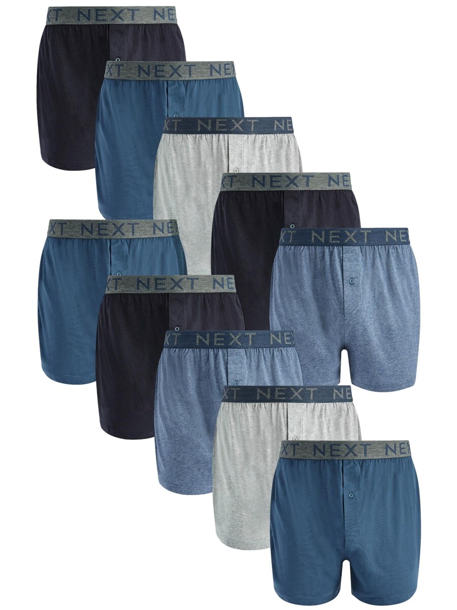 

Боксерские шорты Next, цвет marine blue/Gentian/mottled blue/mottled grey