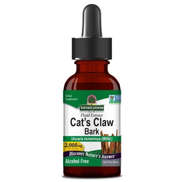 

Nature's Answer, Cat's Claw Bark - Экстракт коры кошачьего когтя, Добавка , 60 мл