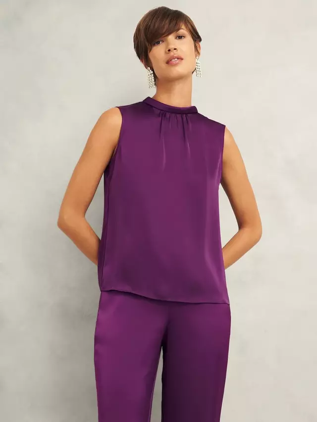 

Блуза Hobbs Eren, цвет vibrant purple