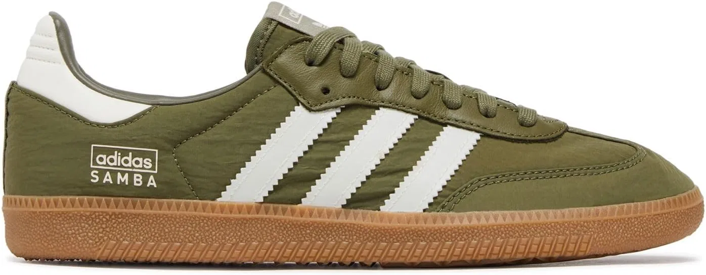 Мужские кроссовки Adidas Originals Samba, Focus Olive/Wonder White/Gum