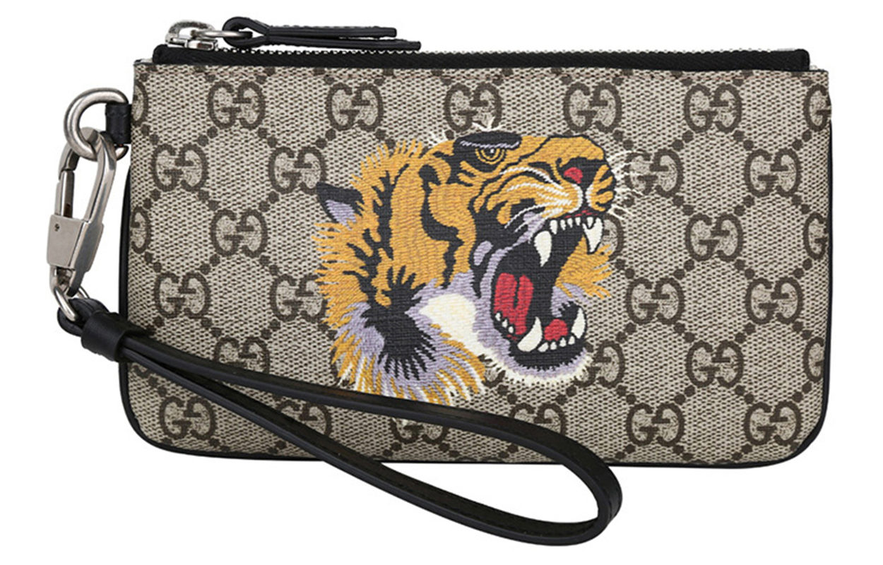 

GUCCI Кожаный клатч с отделением для монет