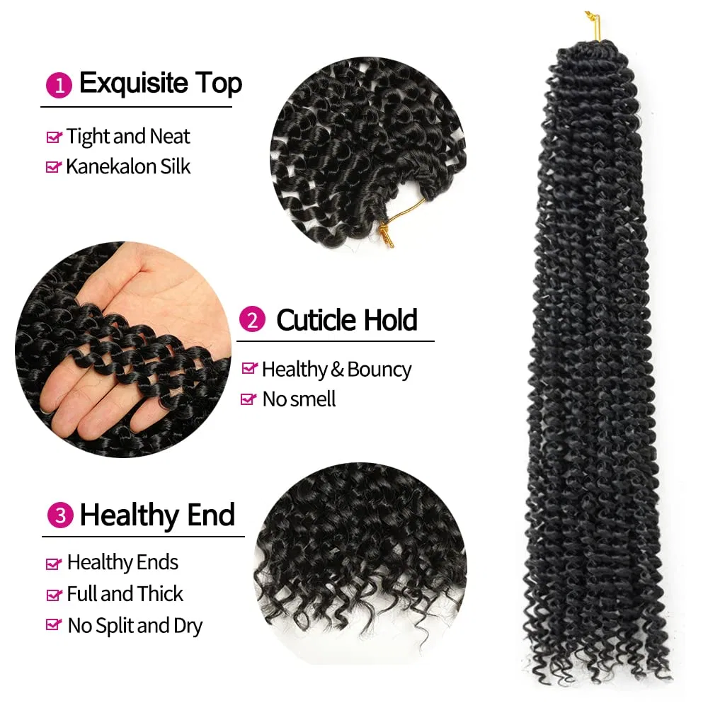 Искусственные волосы для плетения Passion Twist от YDDM Yddm, 1B# — фото 2