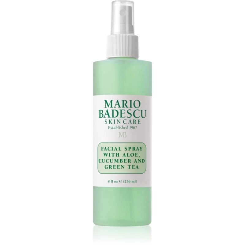 

Спрей для лица Mario Badescu с алоэ, огурцом и зеленым чаем освежающий и охлаждающий мист для уставшей кожи 236 мл Inna Marka