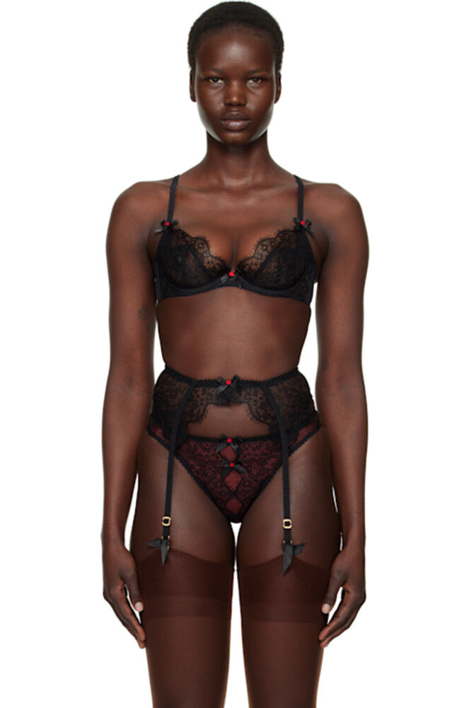 

Черный кружевной бюстгальтер Lorna Agent Provocateur