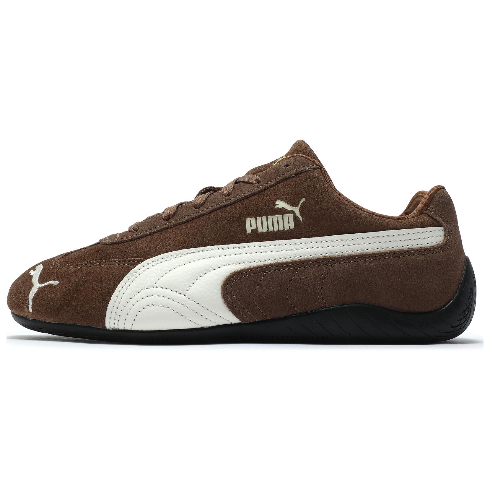 PUMA Кроссовки Speedcat Collection устойчивые к истиранию низкие повседневные унисекс темно-коричневые со шнурками, цвет Dark Brown (Shoelace) — фото 2