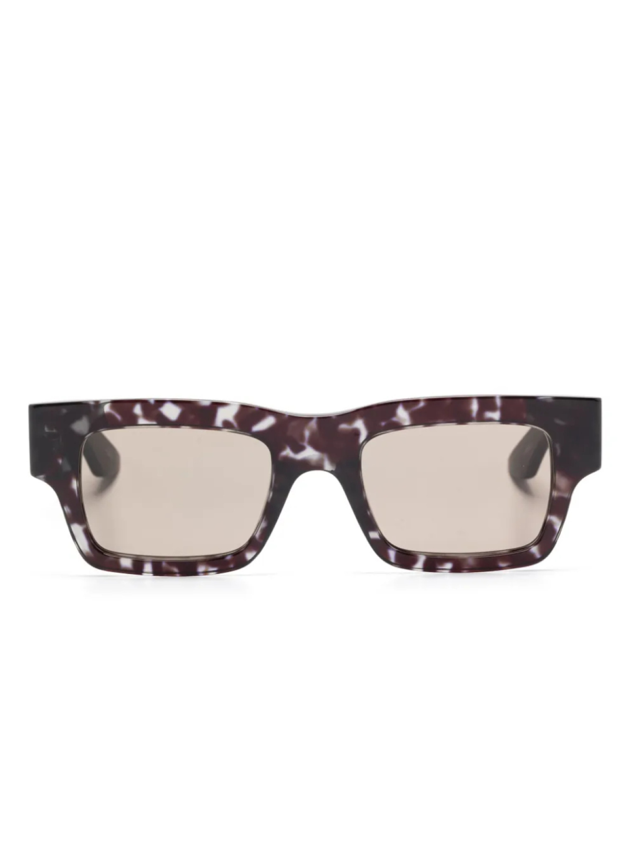 

Alexander McQueen Eyewear солнцезащитные очки в прямоугольной оправе, черный