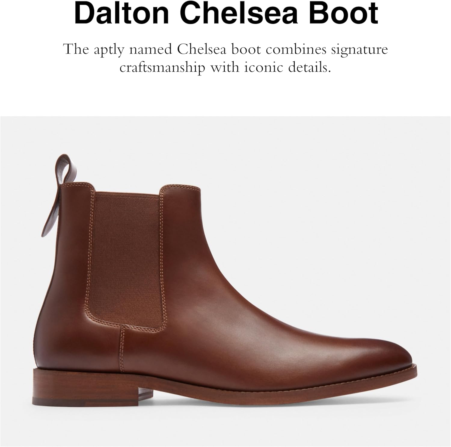 Мужские ботинки Coach Dalton Chelsea, Dark Saddle — фото 3