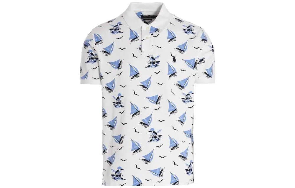 Поло Ralph Lauren белое