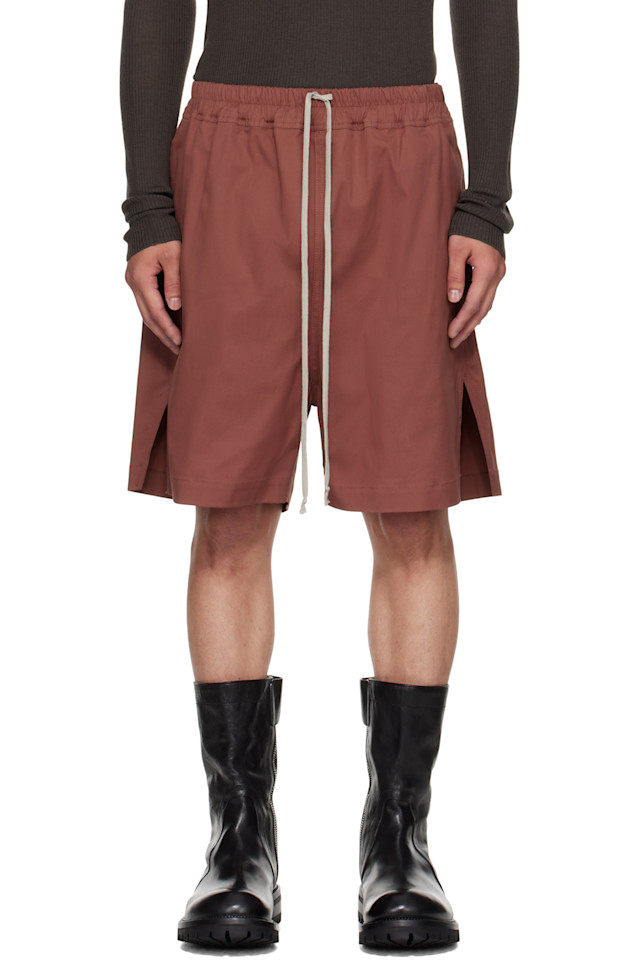 

Rick Owens Красные боксерские шорты «Конкордианс»