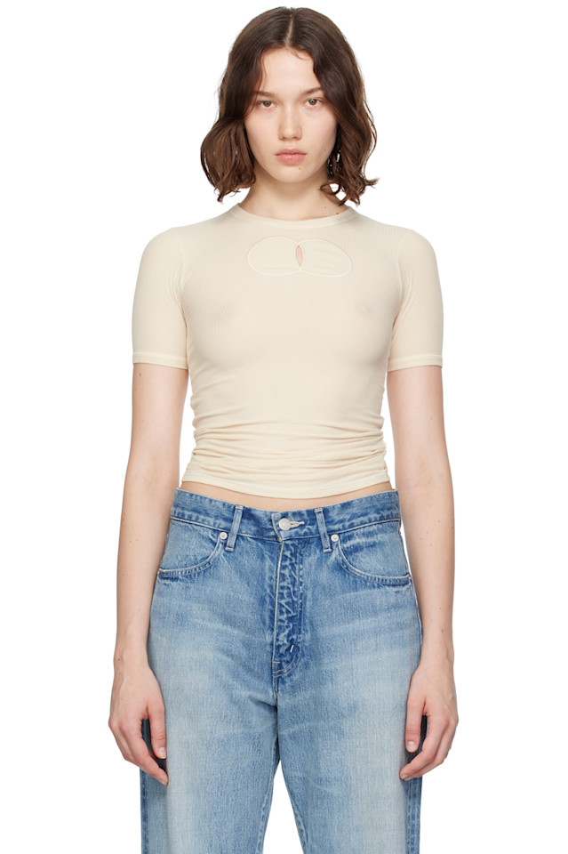 

Футболка с цепочкой Baserange, цвет undyed