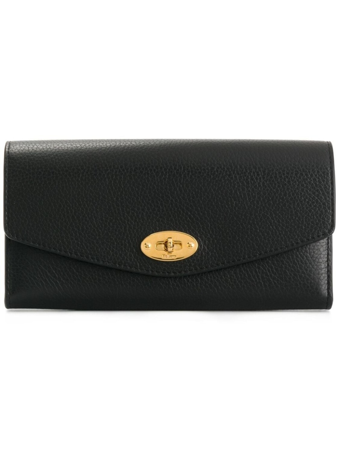 

Mulberry удлиненный кошелек с поворотной застежкой, черный