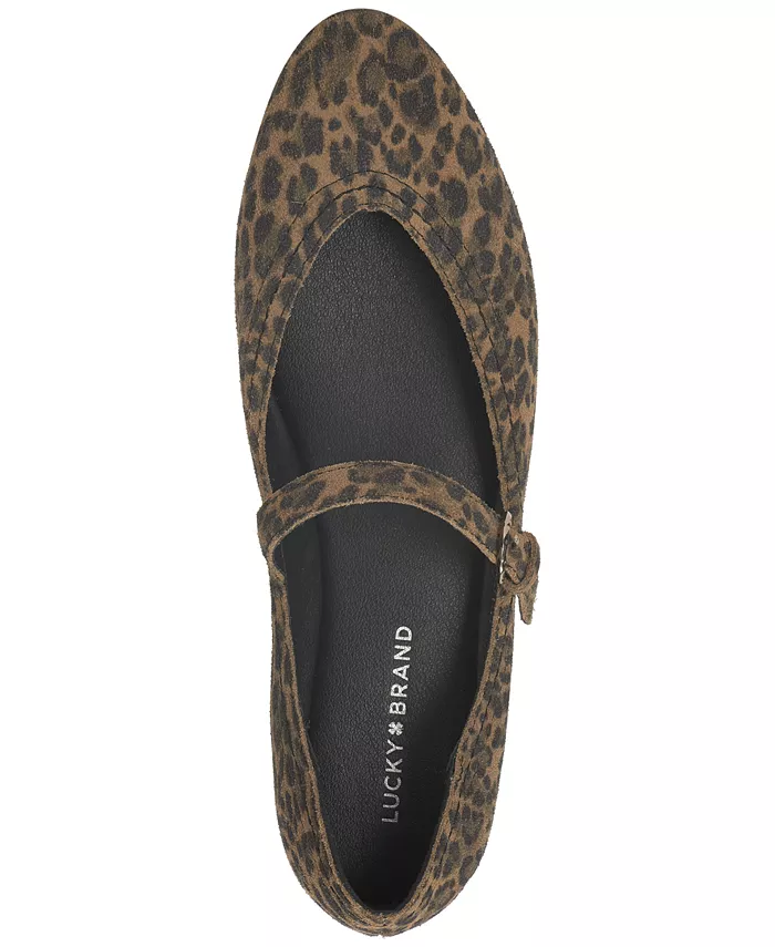Женские балетки Cyrena Mary Jane Lucky Brand, коричневый — фото 4